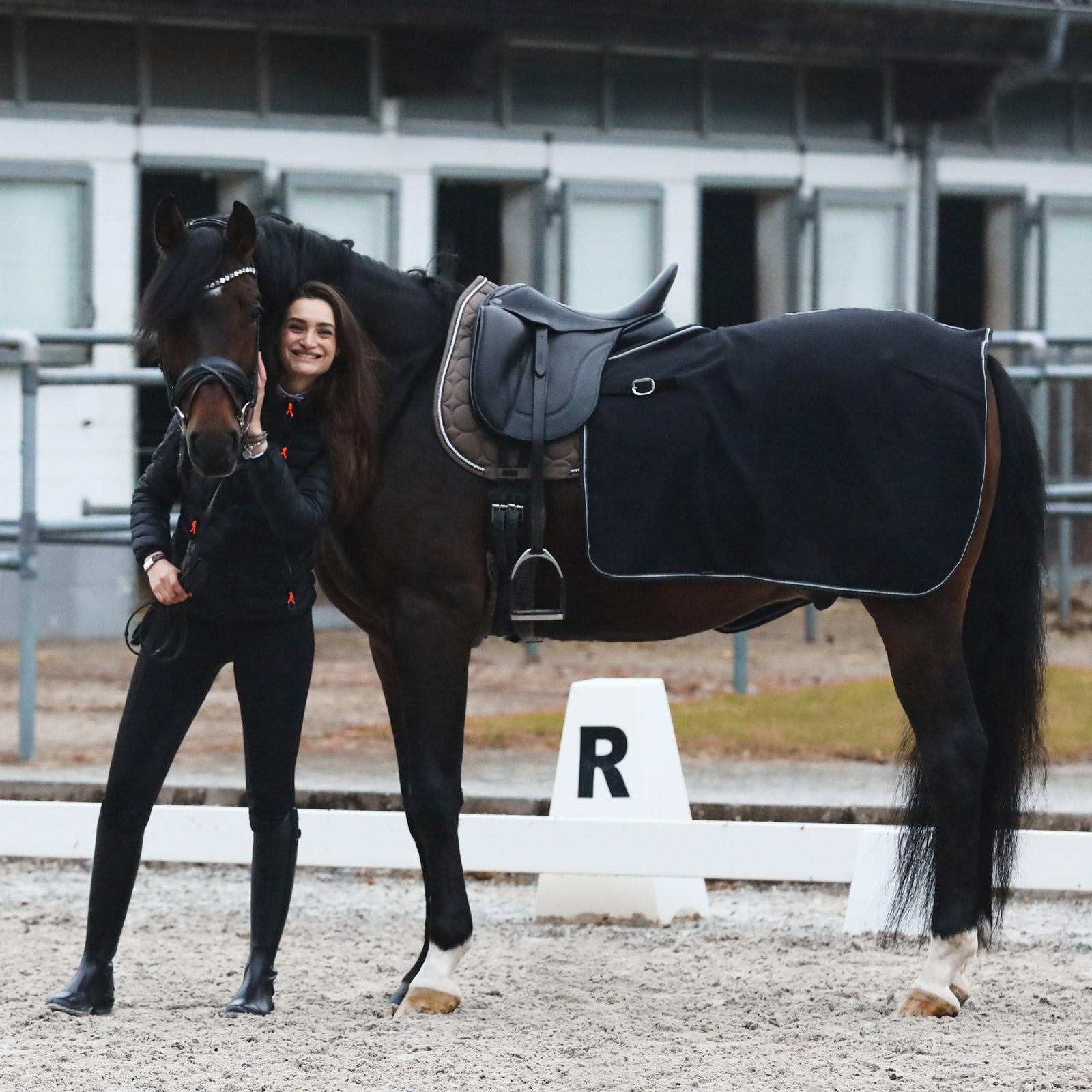 Horze Kiel Fleece Nierendecke