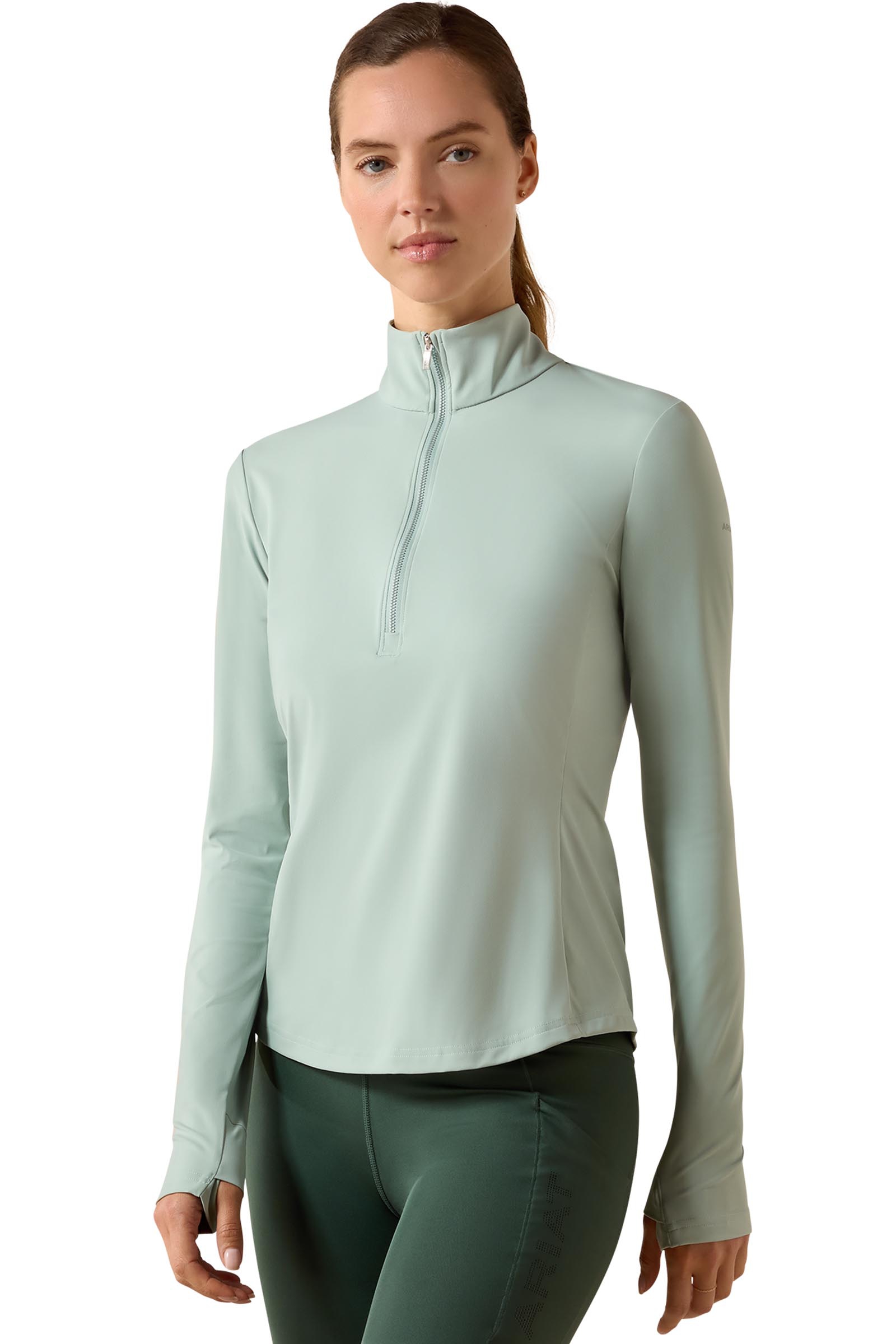 Ariat Damen SolVeil Baselayer mit 1/2 Rei&szlig;verschluss