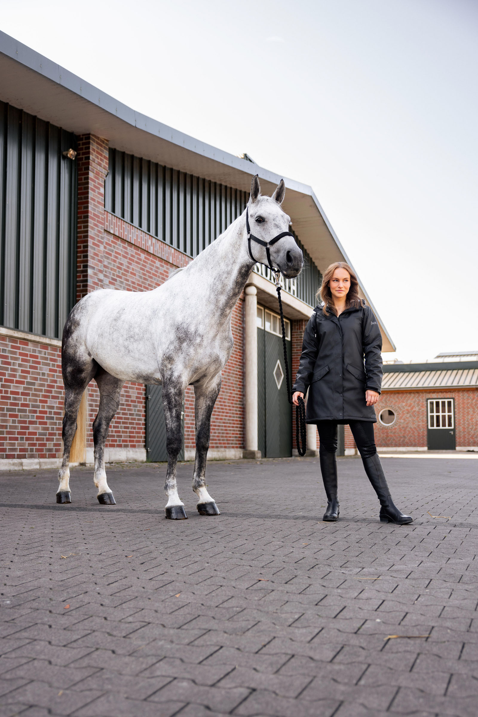 Horze Billie Damen Regenjacke mit Fleece