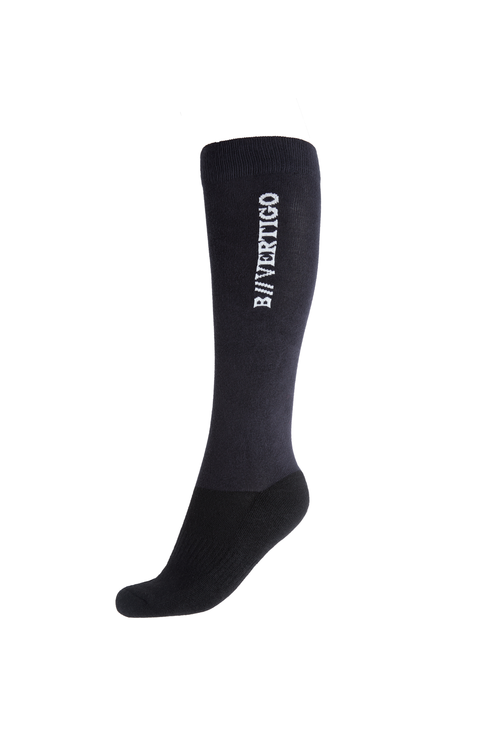 Dunkelnavy B Vertigo Beryl Reitsocken aus Wolle und Bambus