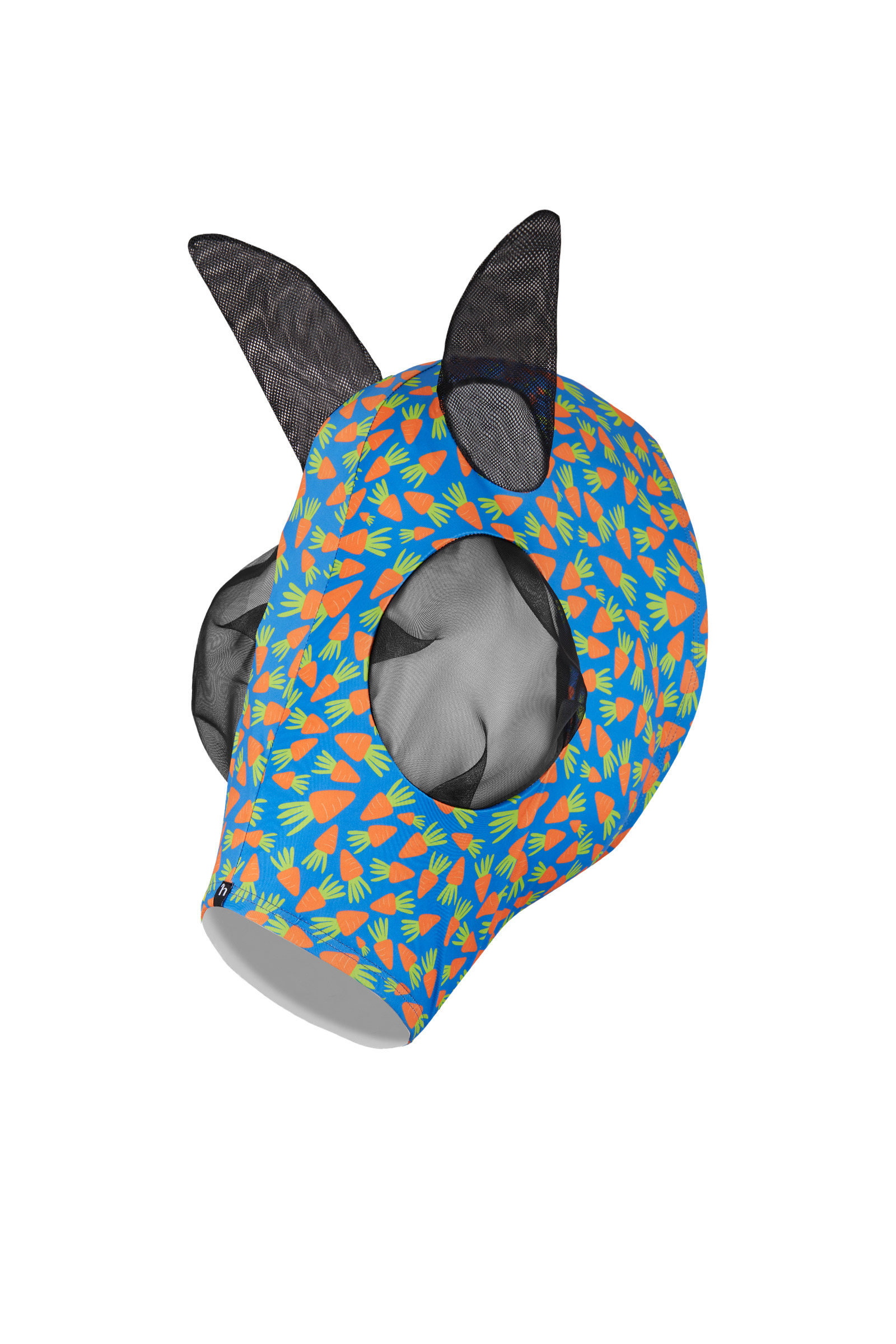 Orange  Horze Elastic Pull-On Fliegenmaske