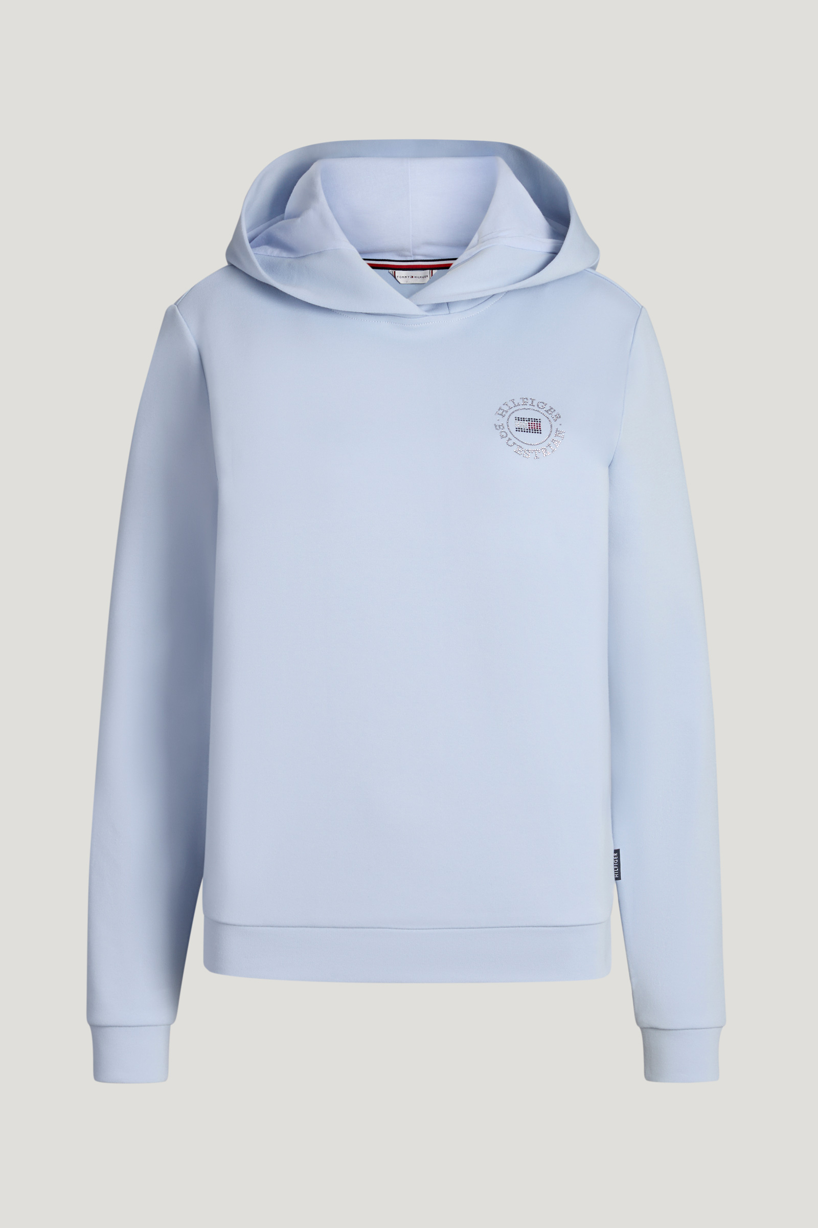 Sweet Blue Tommy Hilfiger Equestrian Hollywood Damen Hoodie mit Strass