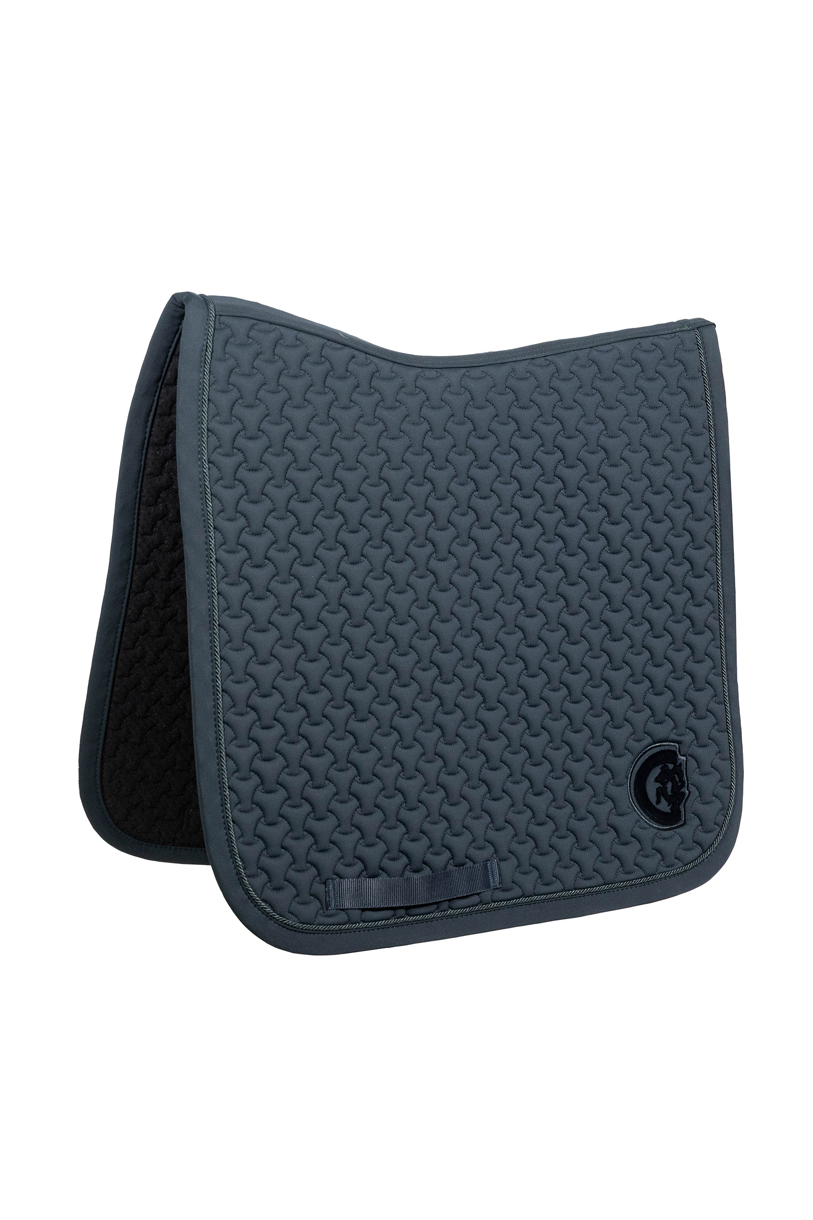 pine green Kentucky Horsewear Schabracke Plaited 3D Logo Dressur