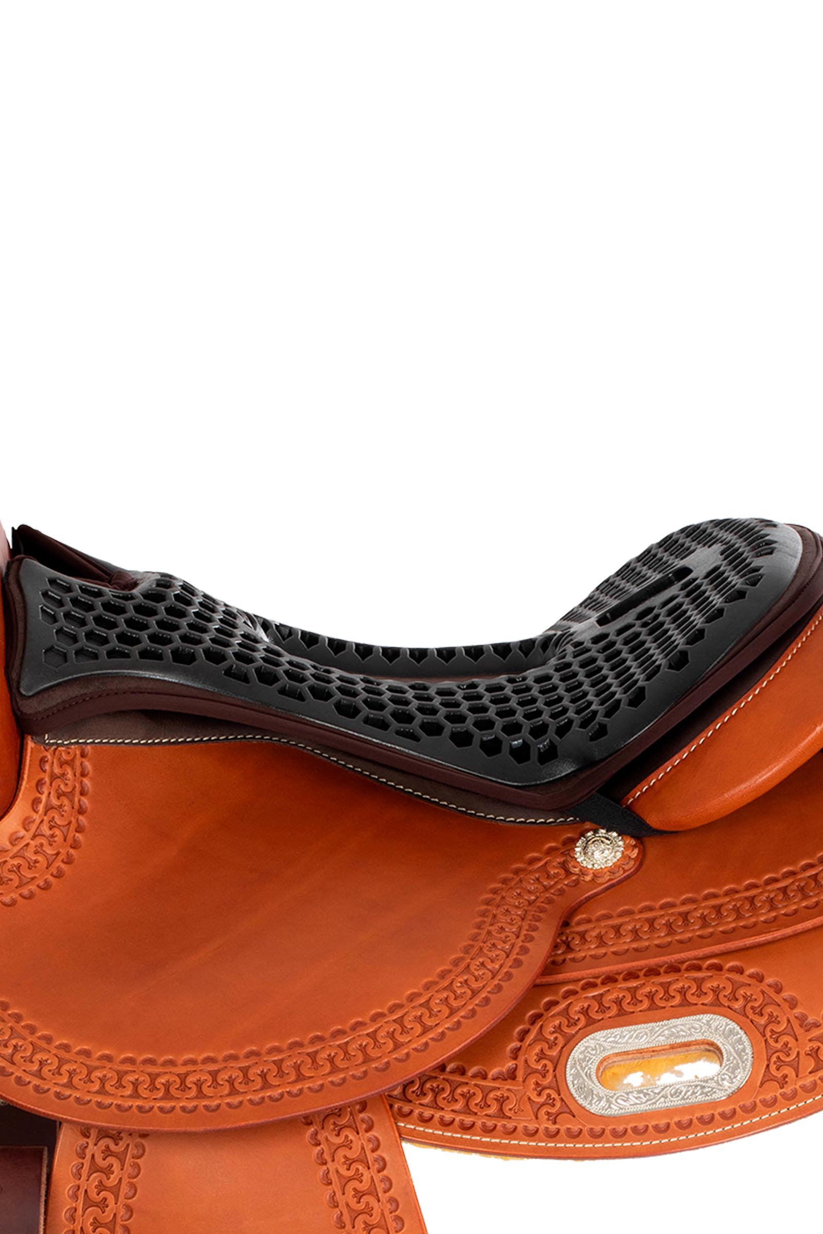 Acavallo Ortho-Schambein Sattelschoner Western Hexa Gel-Out Dri-Lex, 20 mm  