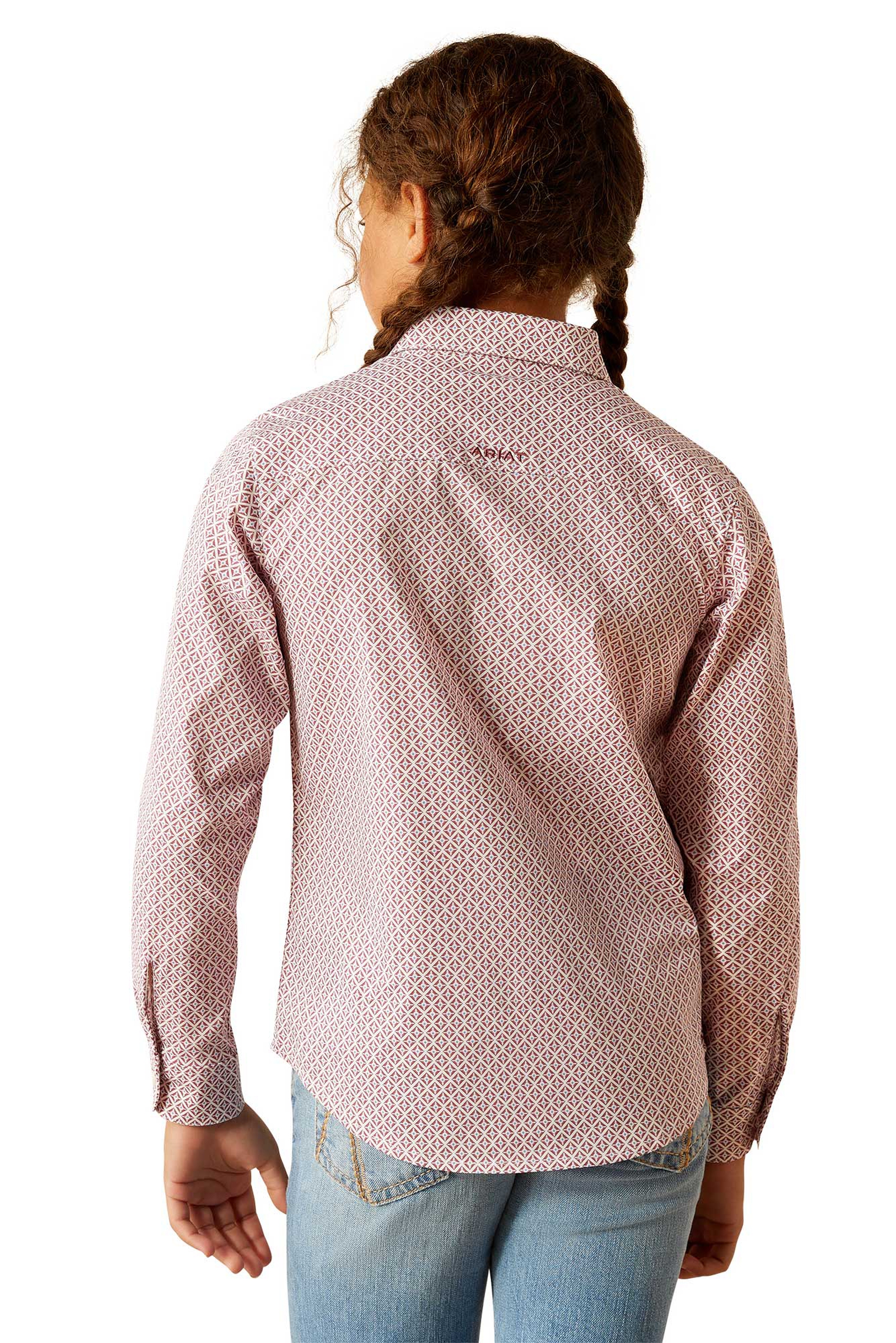 Ariat Team Kirby Kinder Westernhemd mit langen &Auml;rmeln