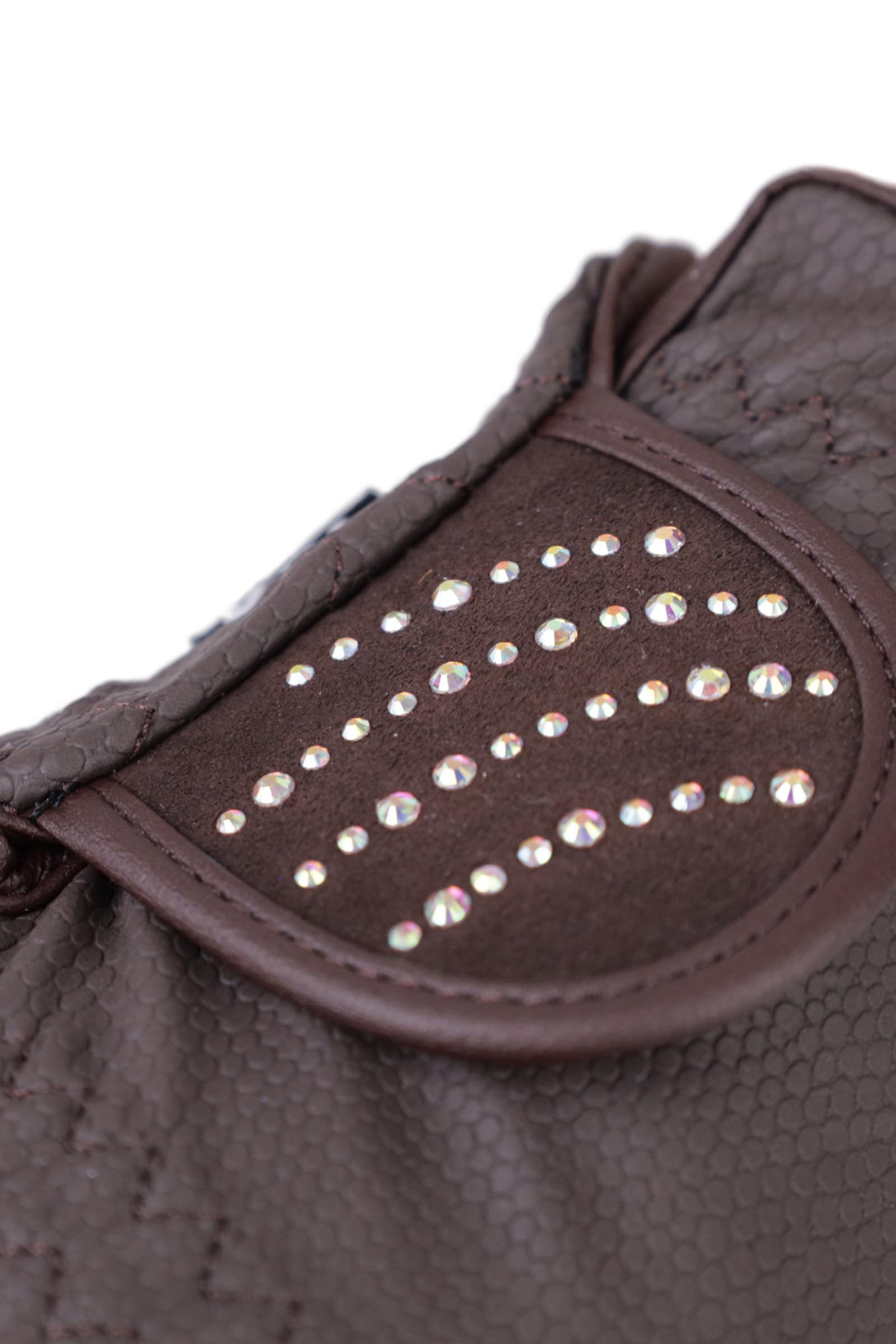 RSL Dubai Reithandschuhe mit farbanpassenden Glitzersteinen