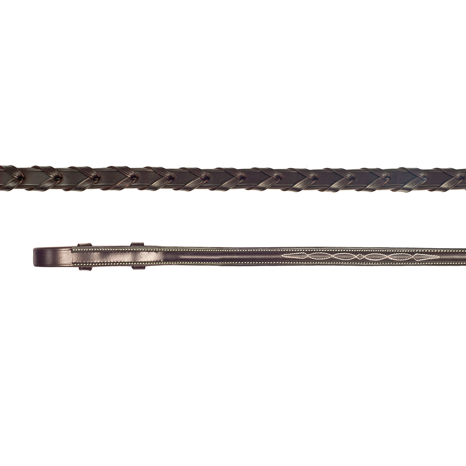 Schockemöhle Sports Geflochtene Hunter Zügel mit Stickerei