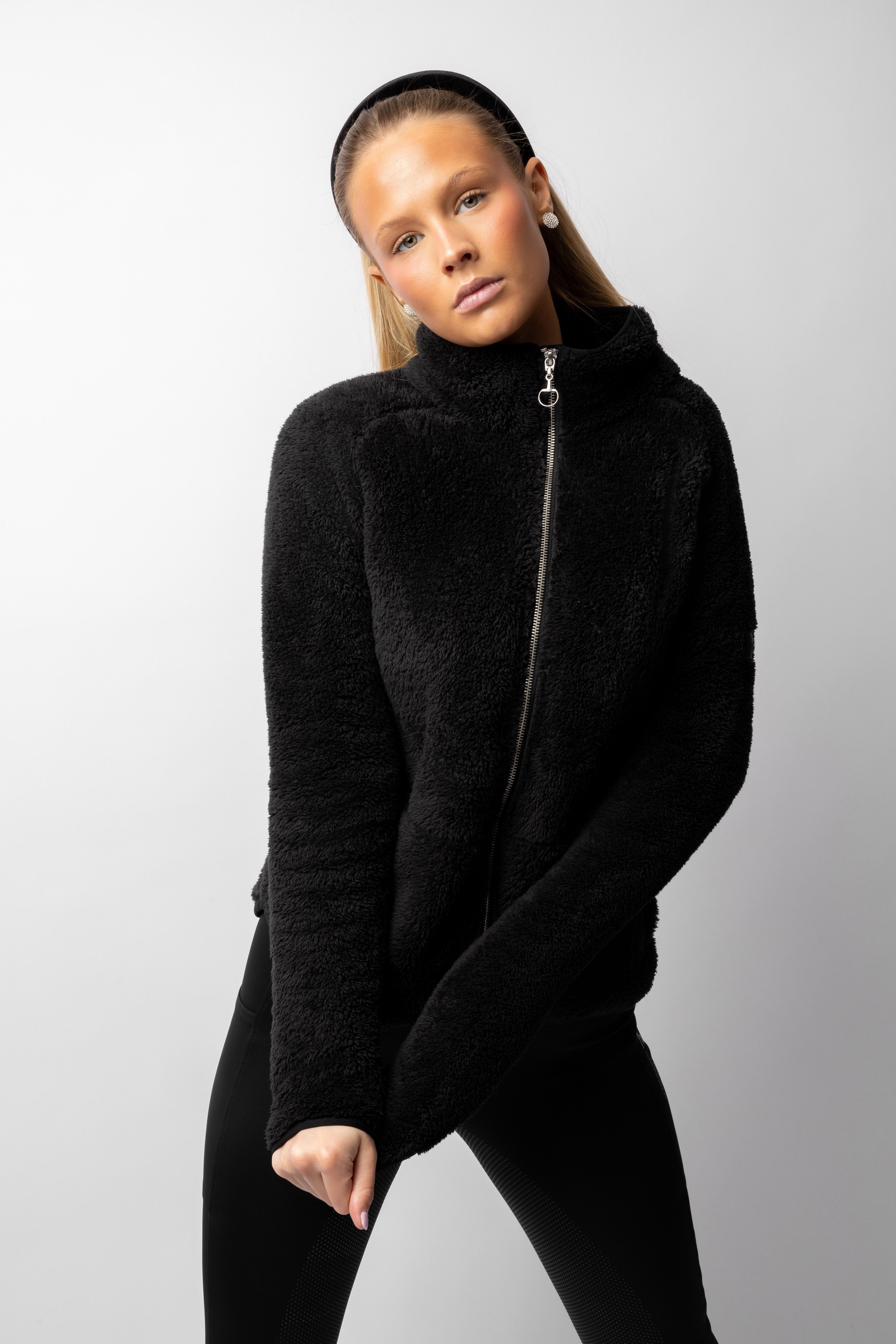 Horze Merida Damen Teddyfleece Reitjacke