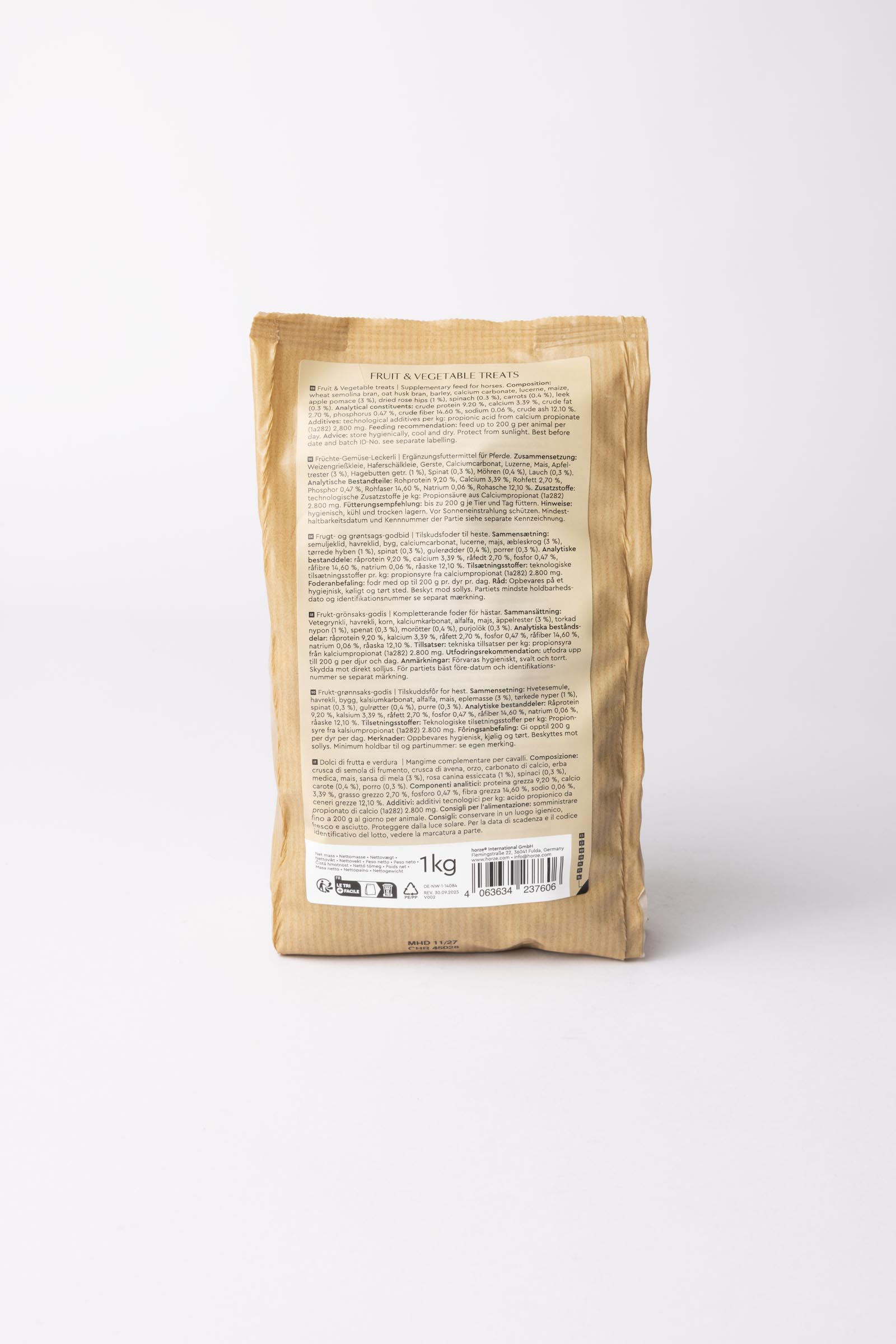 Horze Leckerli Fruit & Veggies, 1kg