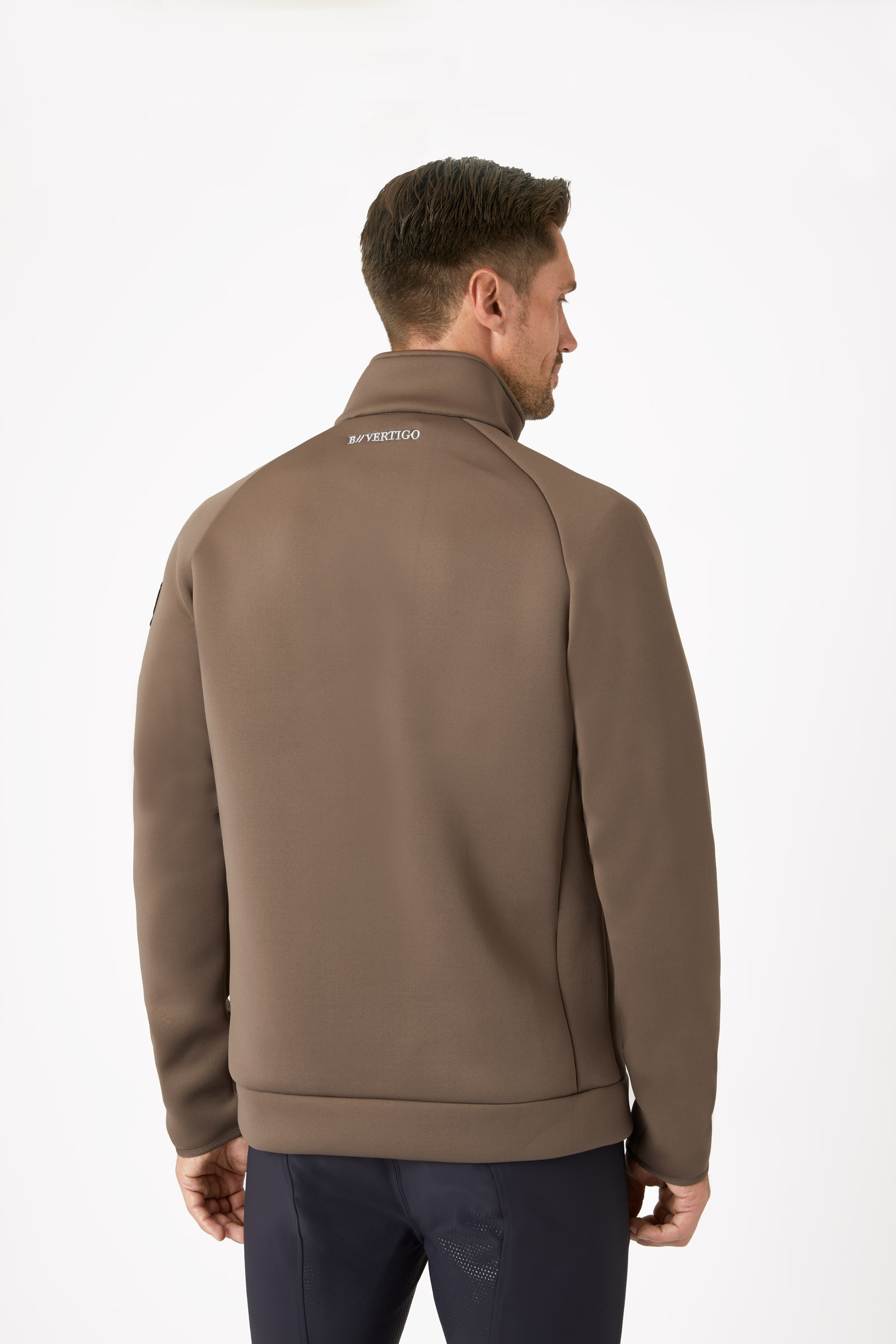 B Vertigo Nicolas Herren Funktionssweatshirt mit Reißverschlusstaschen