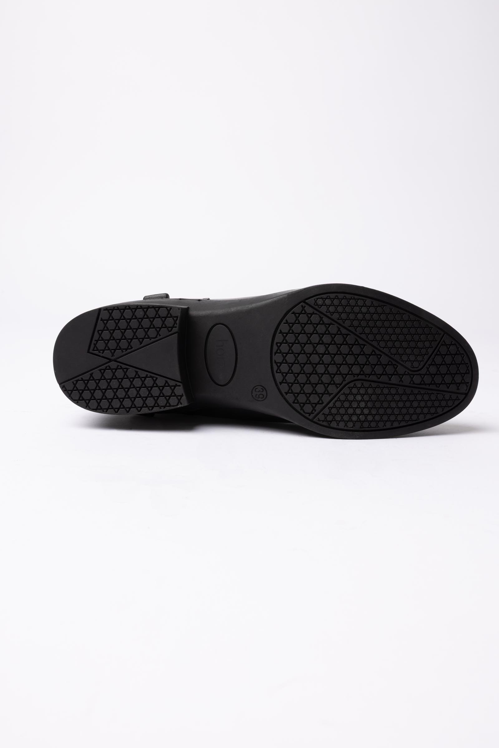 Horze Oldenburg Leder Jodhpurstiefeletten mit Frontrei&szlig;verschluss