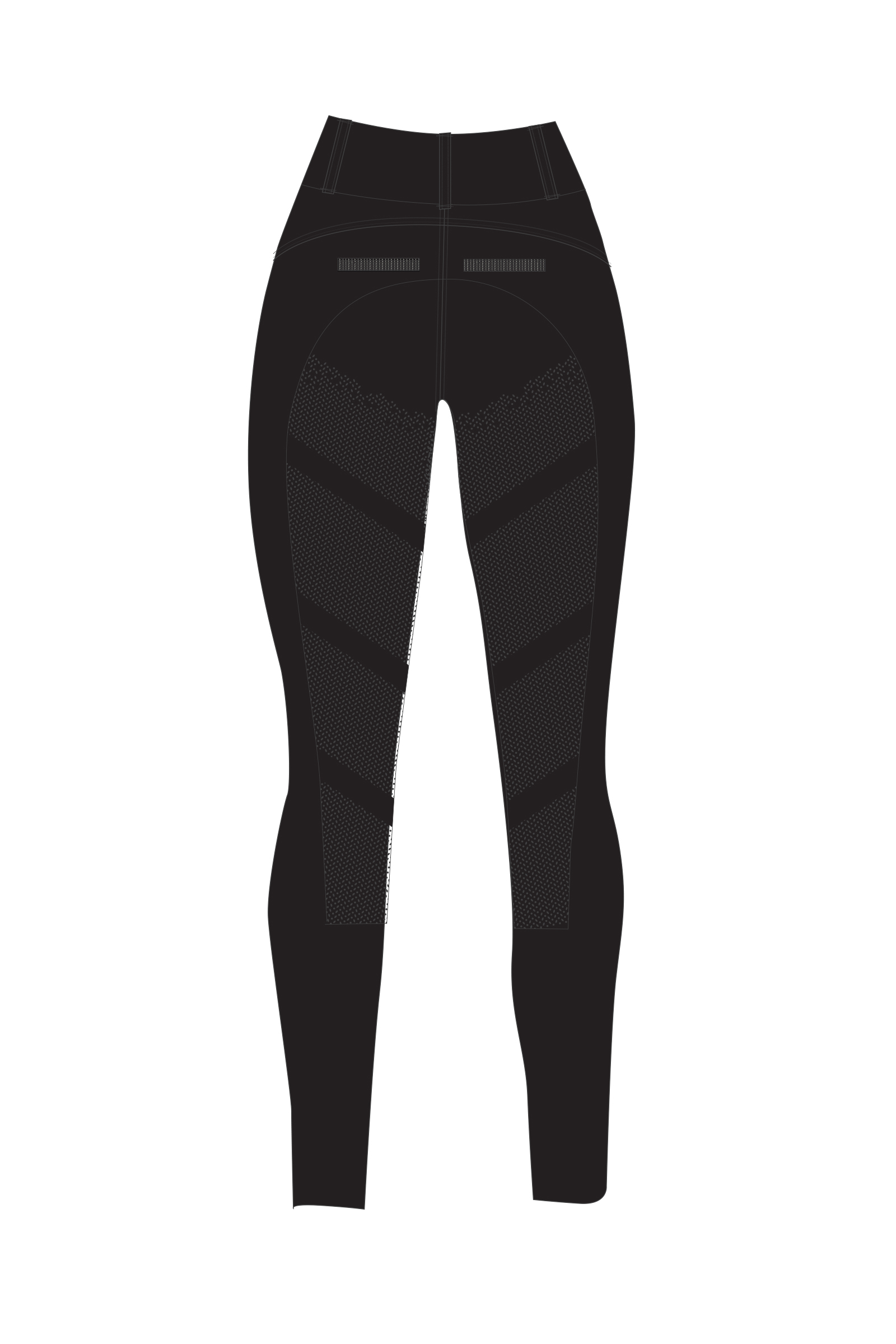 B Vertigo Diana Damen-Kompressions-Vollbesatzreitleggings  