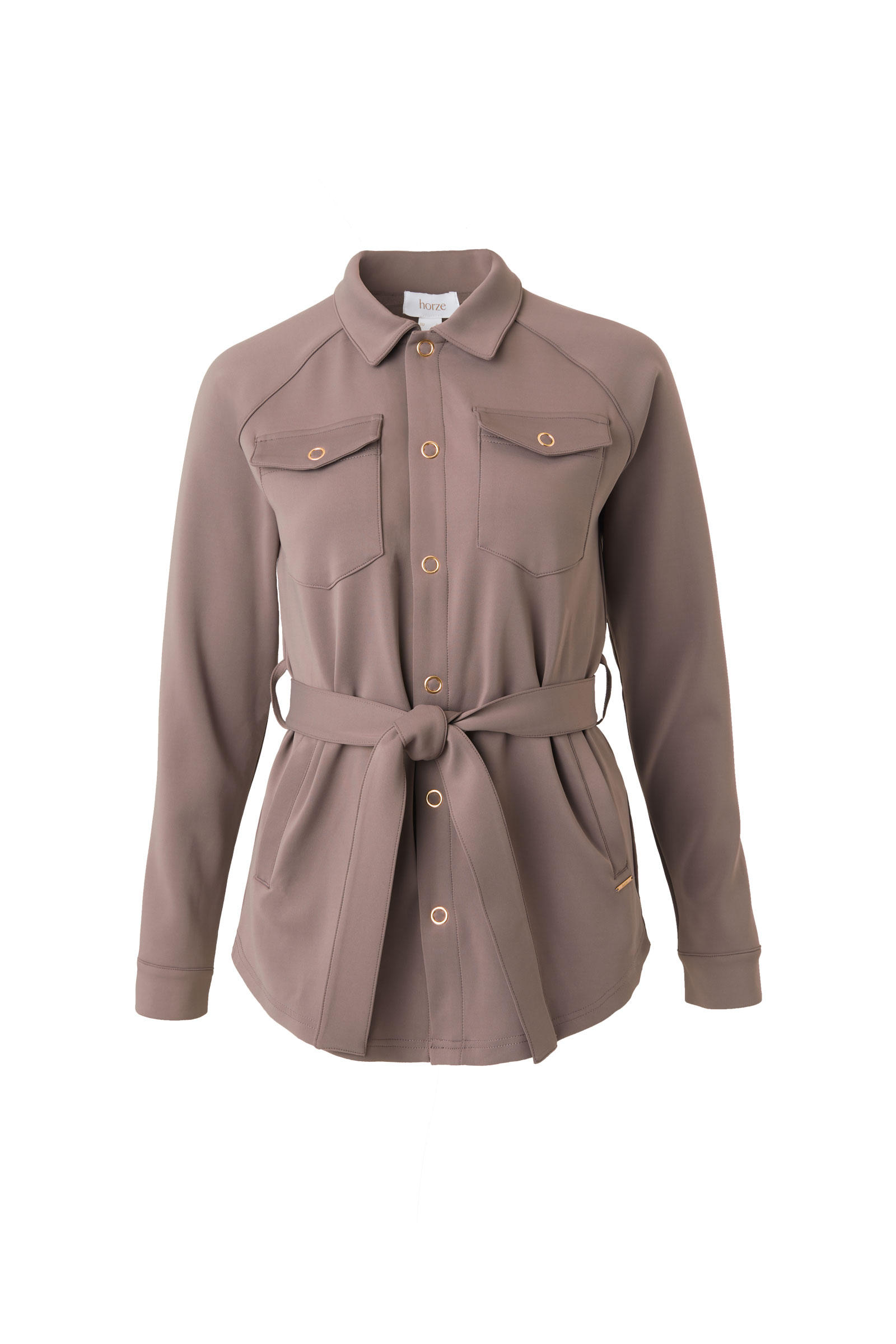 Iron Grey Brown Horze Alyssa Damen Hemdjacke