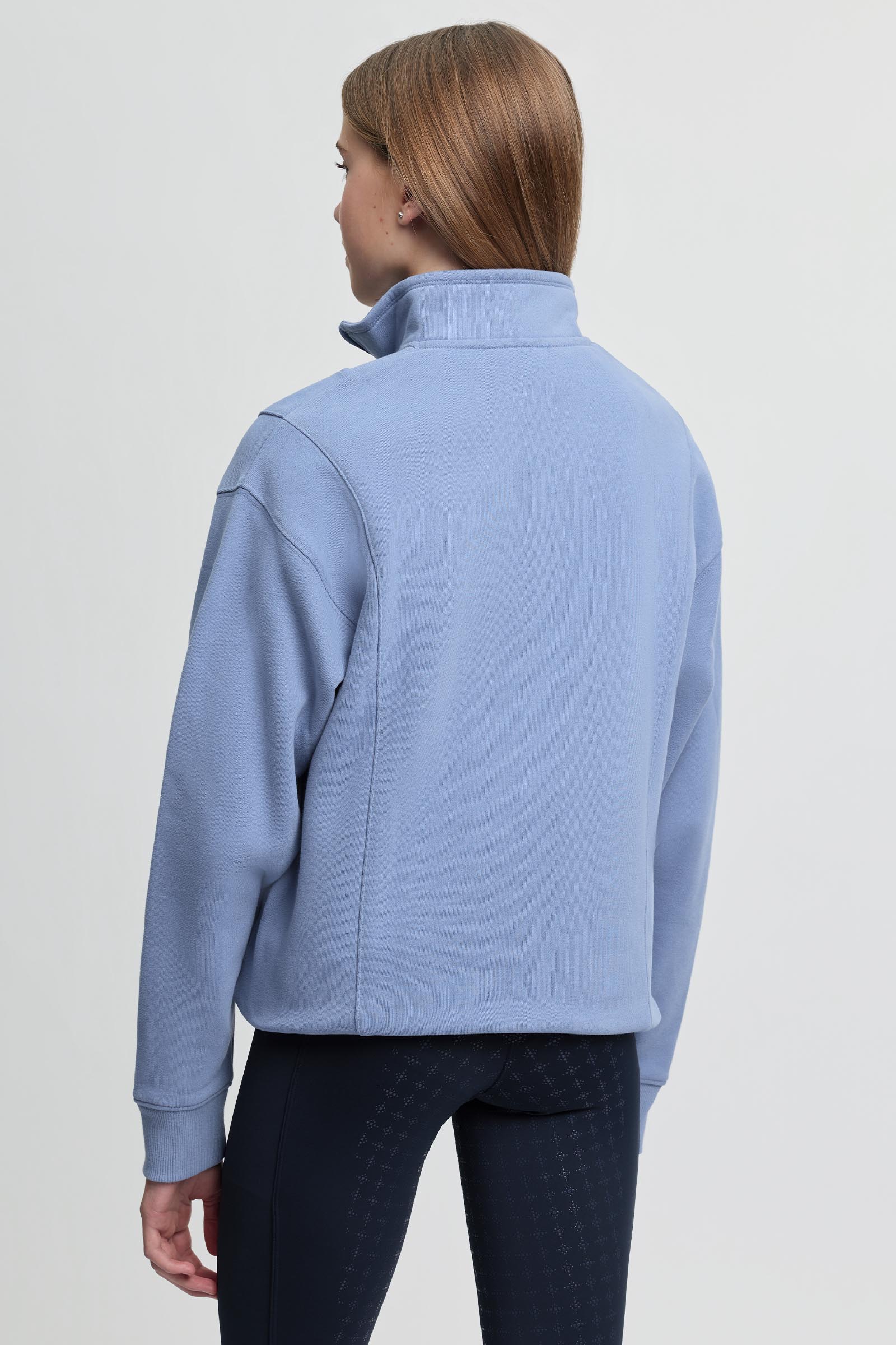 LeMieux Young Rider Vianne Kinder Sweatshirt mit Viertelrei&szlig;verschluss