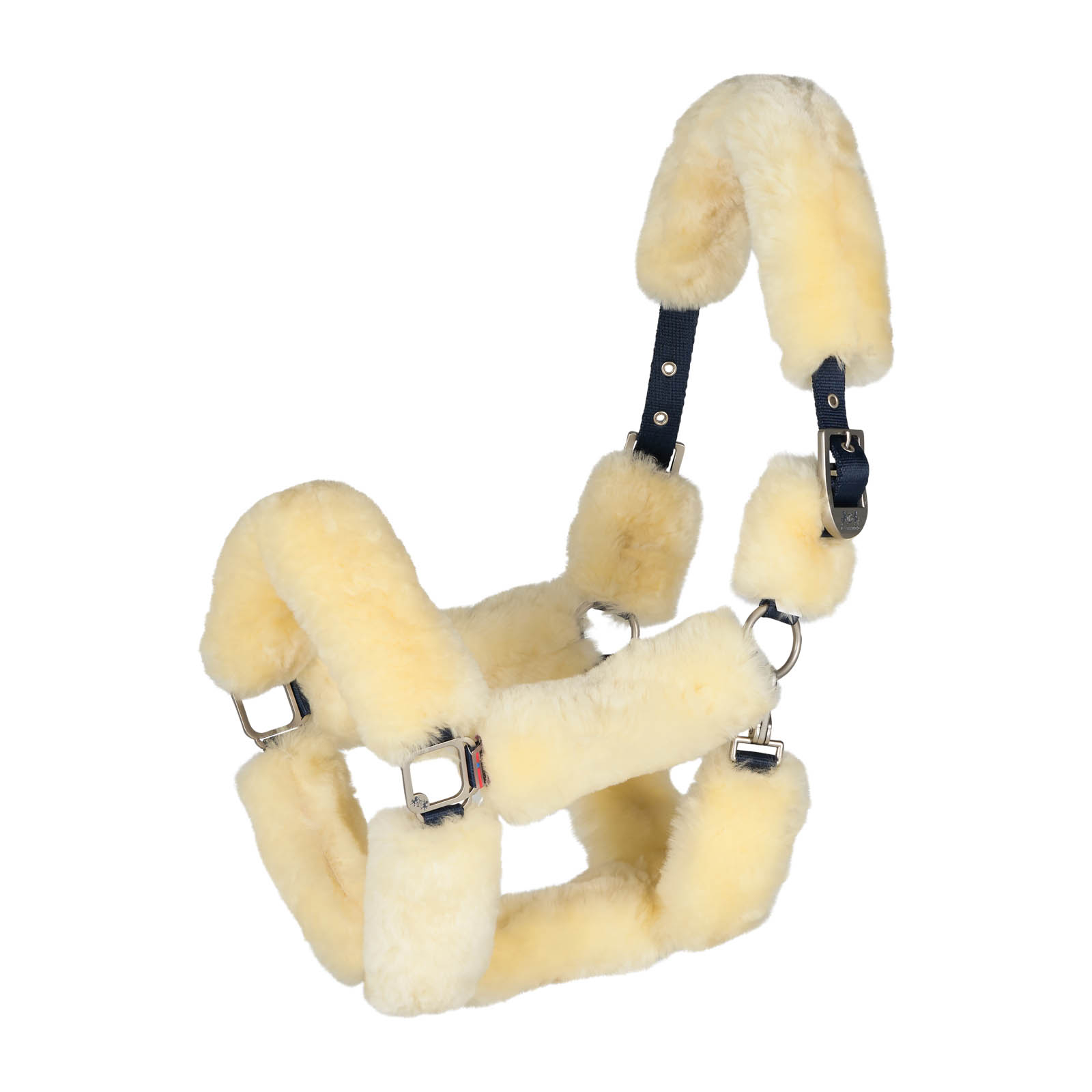 Dunkelnavy B Vertigo Alaska Halfter mit Kunstfell