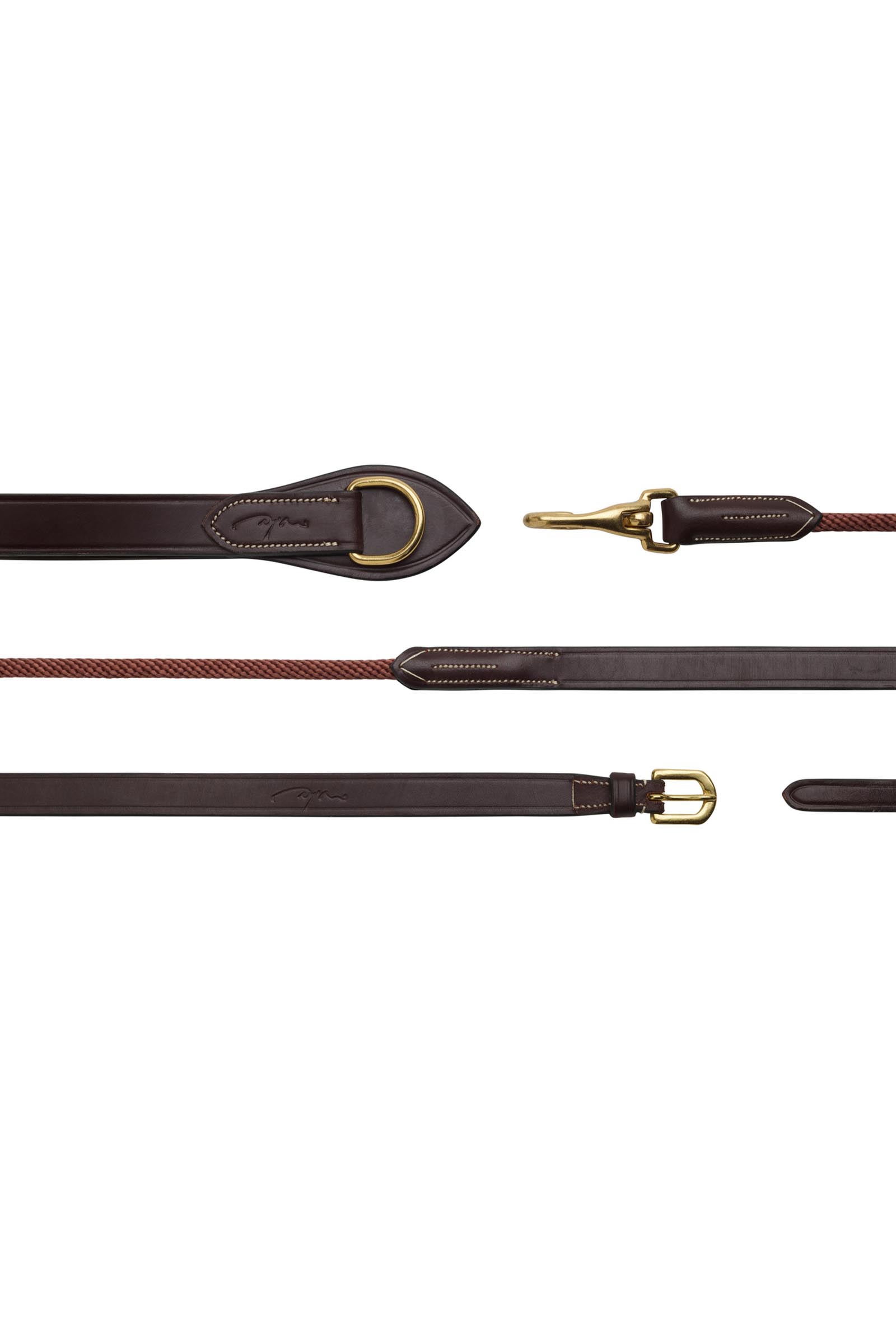 Dy'on D-Collection Ausbindez&uuml;gel Leder/Nylon 16 mm