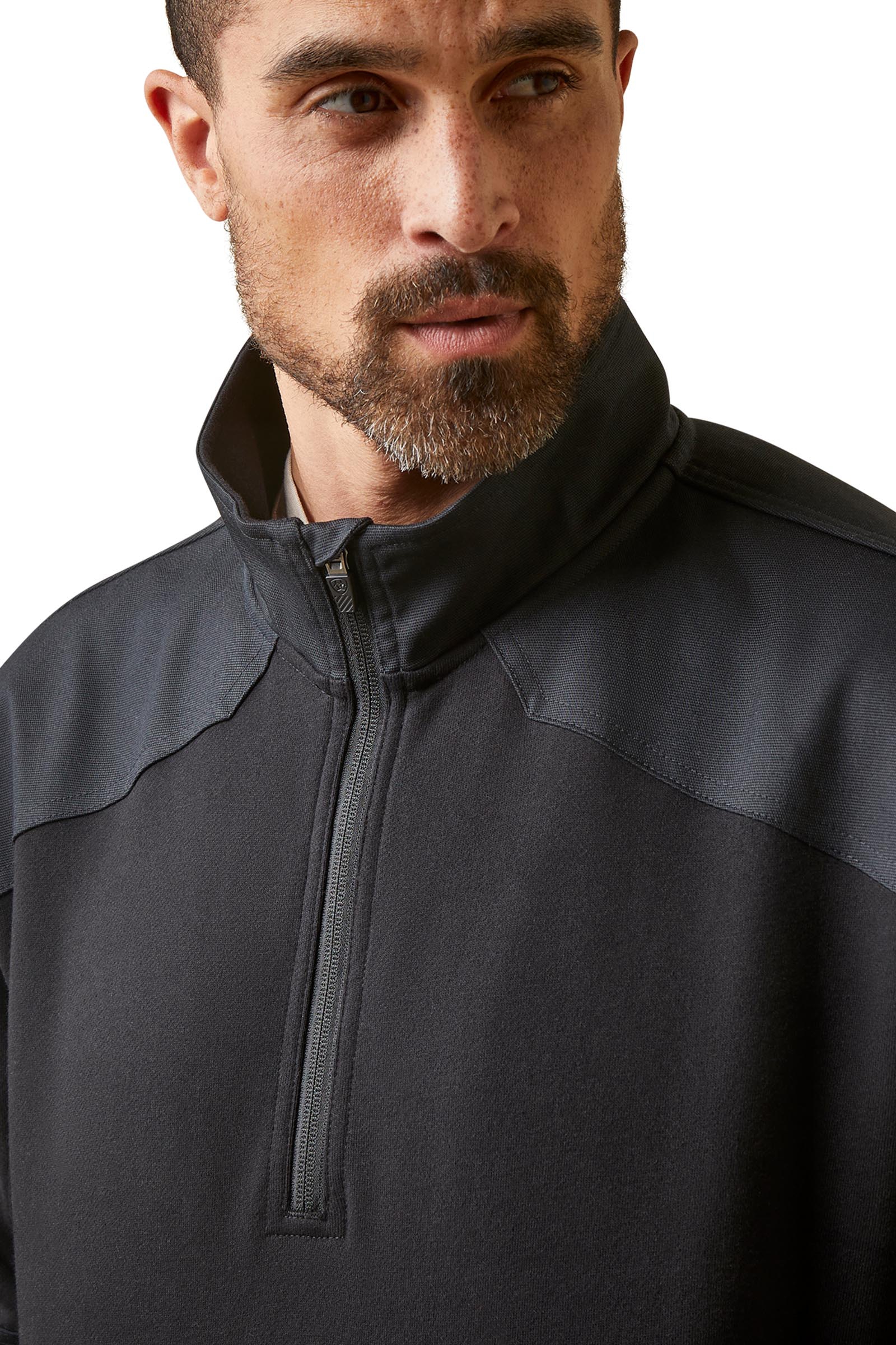 Ariat Rebar Workman Duracanvas Herren Sweatshirt mit 1/4-Rei&szlig;verschluss