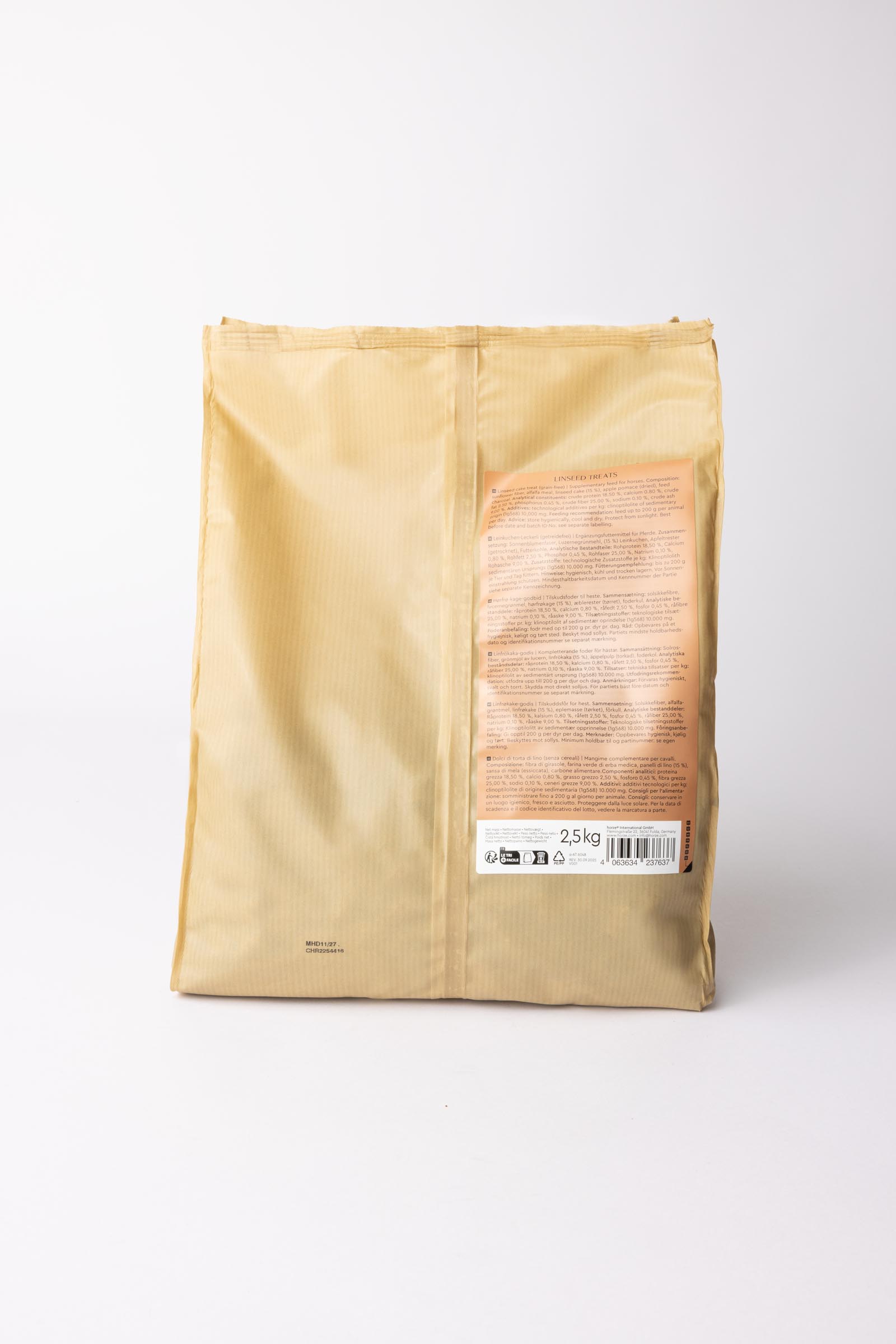 Horze Leckerli Getreidefrei, 2,5kg