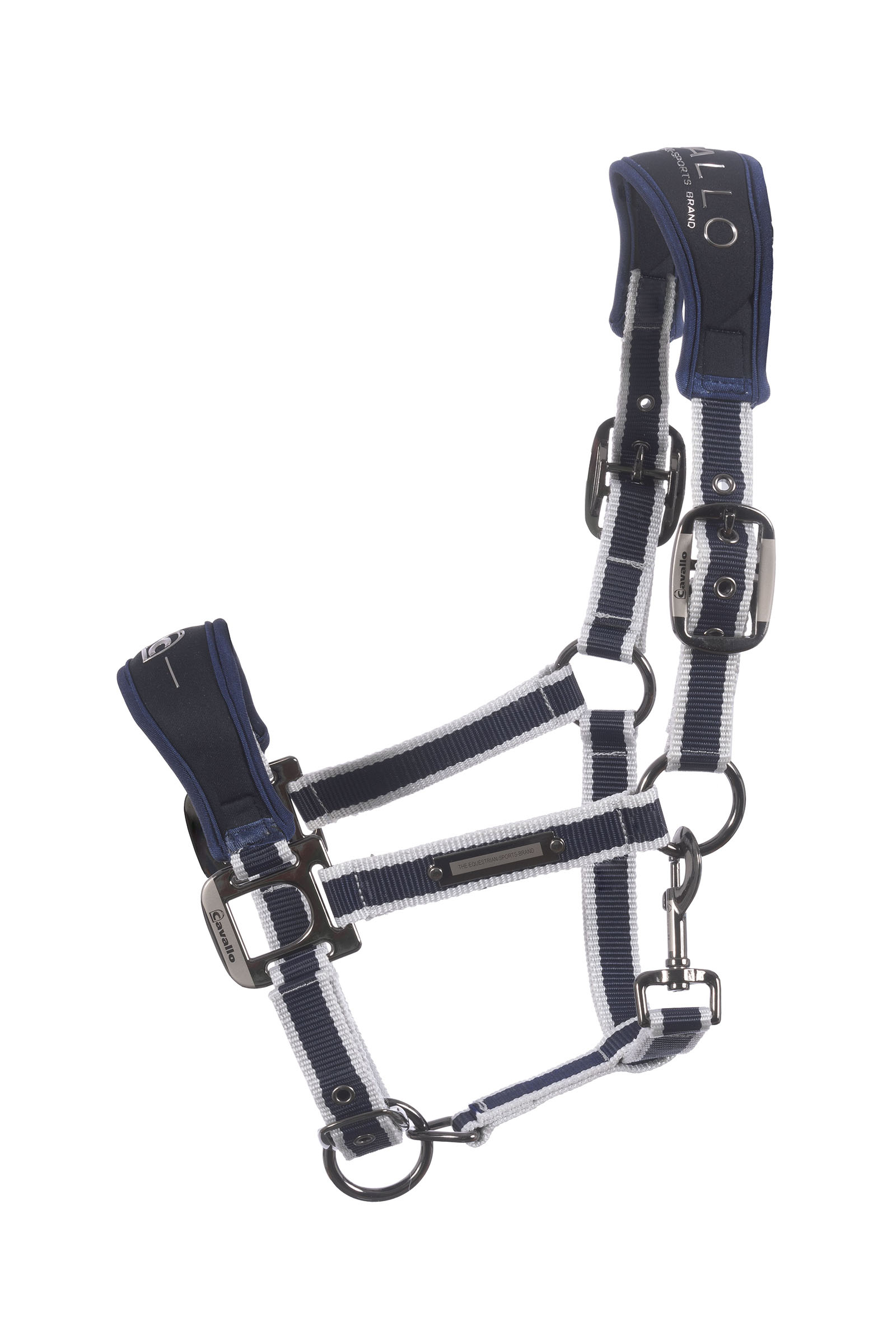 darkblue Cavallo CAVALSOFT Softshell Halfter