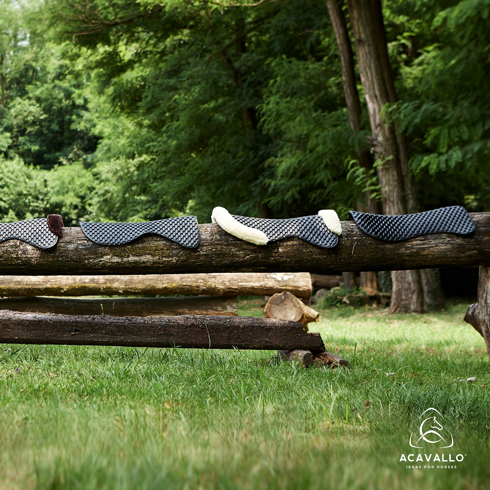 Acavallo Piuma federleichtes Gel Pad vorne erhöht