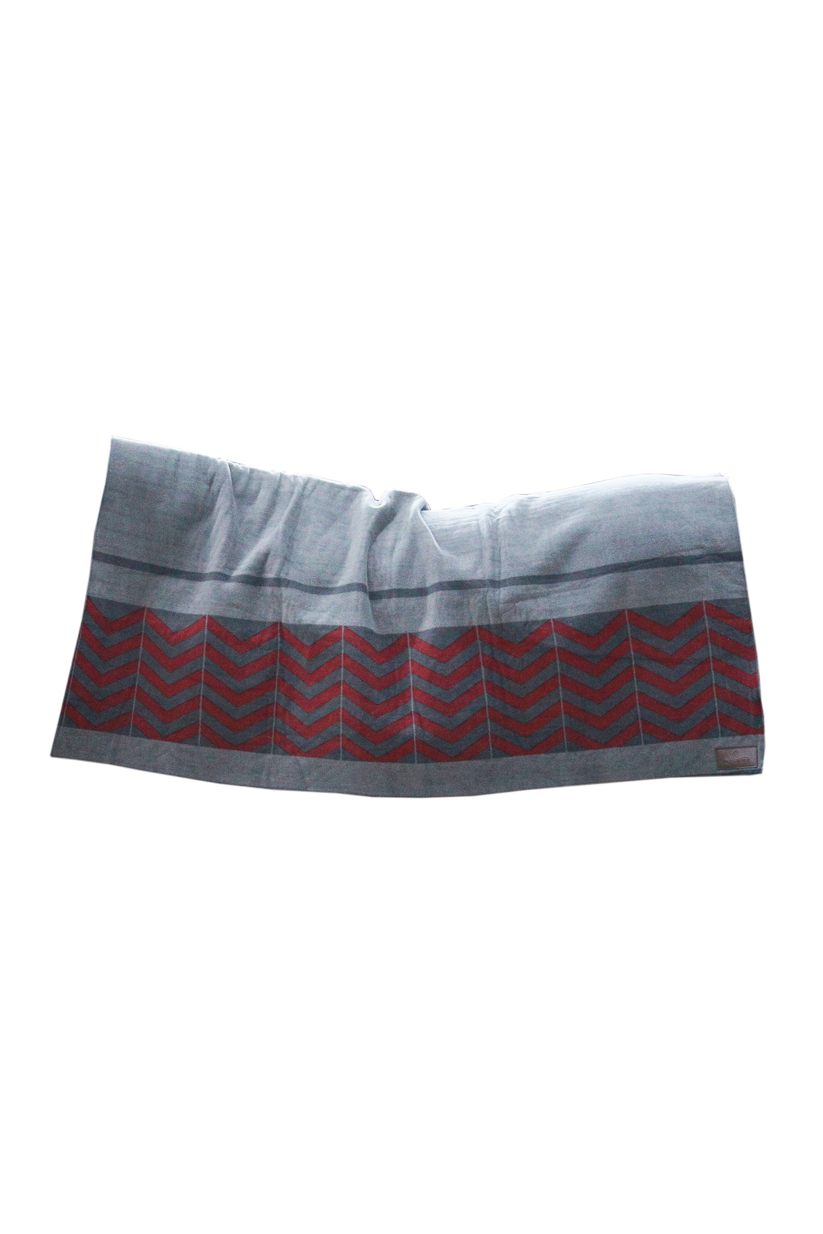 Grey/Dark Red Kentucky Horsewear Schwere Fleecedecke