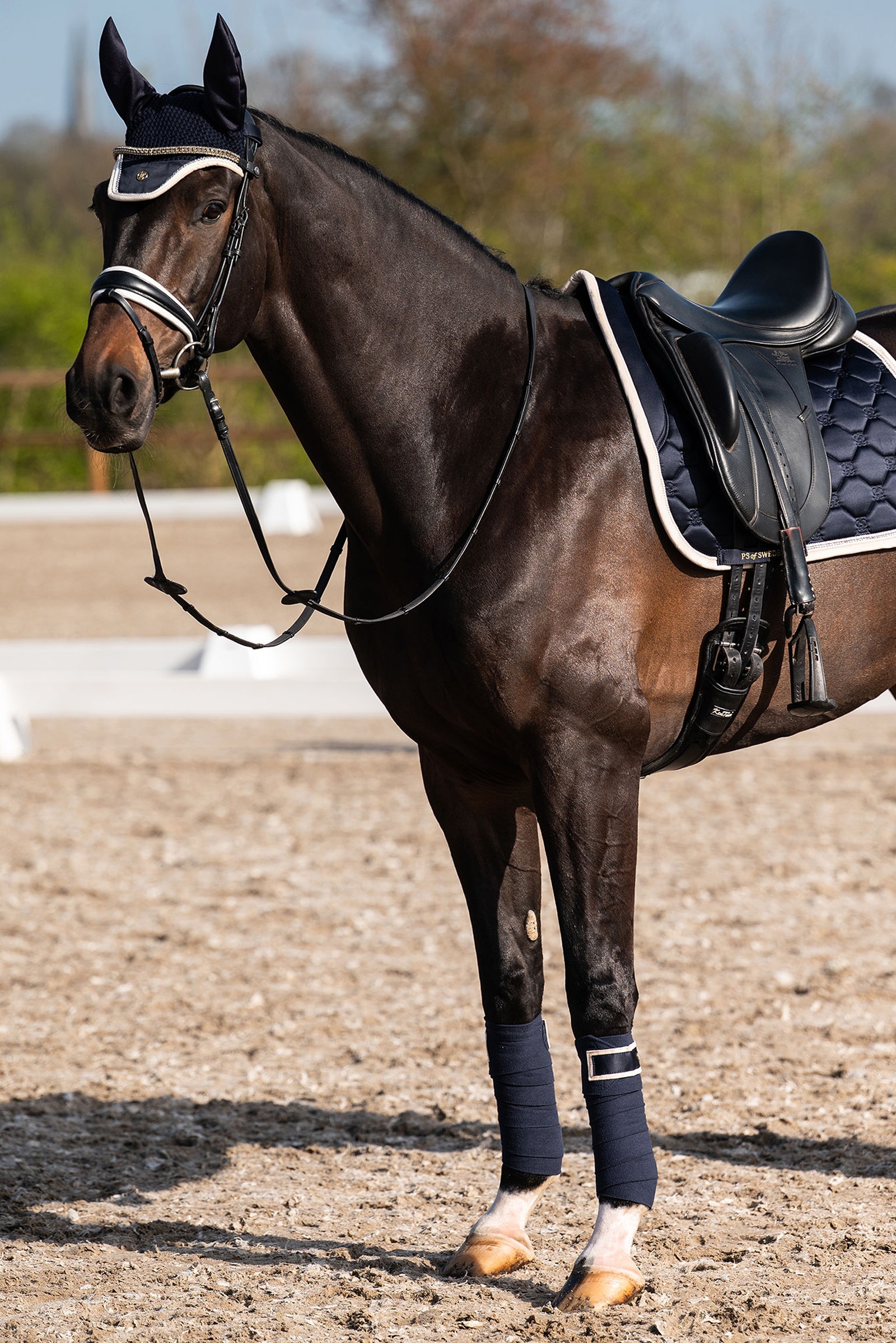 PS of Sweden Vintage Monogram Jumping Saddle Pad