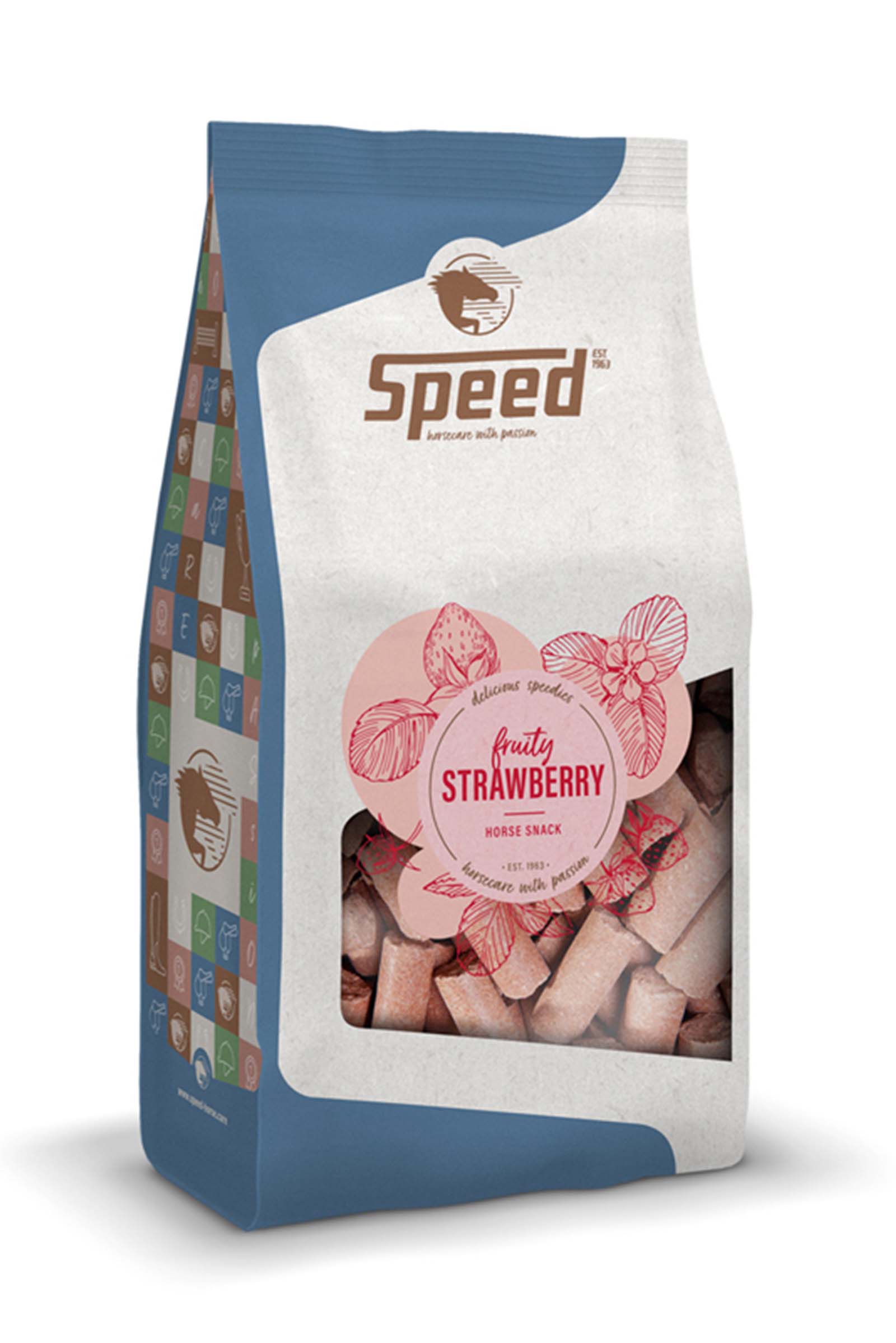 White/Blue Speed Strawberry Delicious Speedies, Leckerli, 1kg