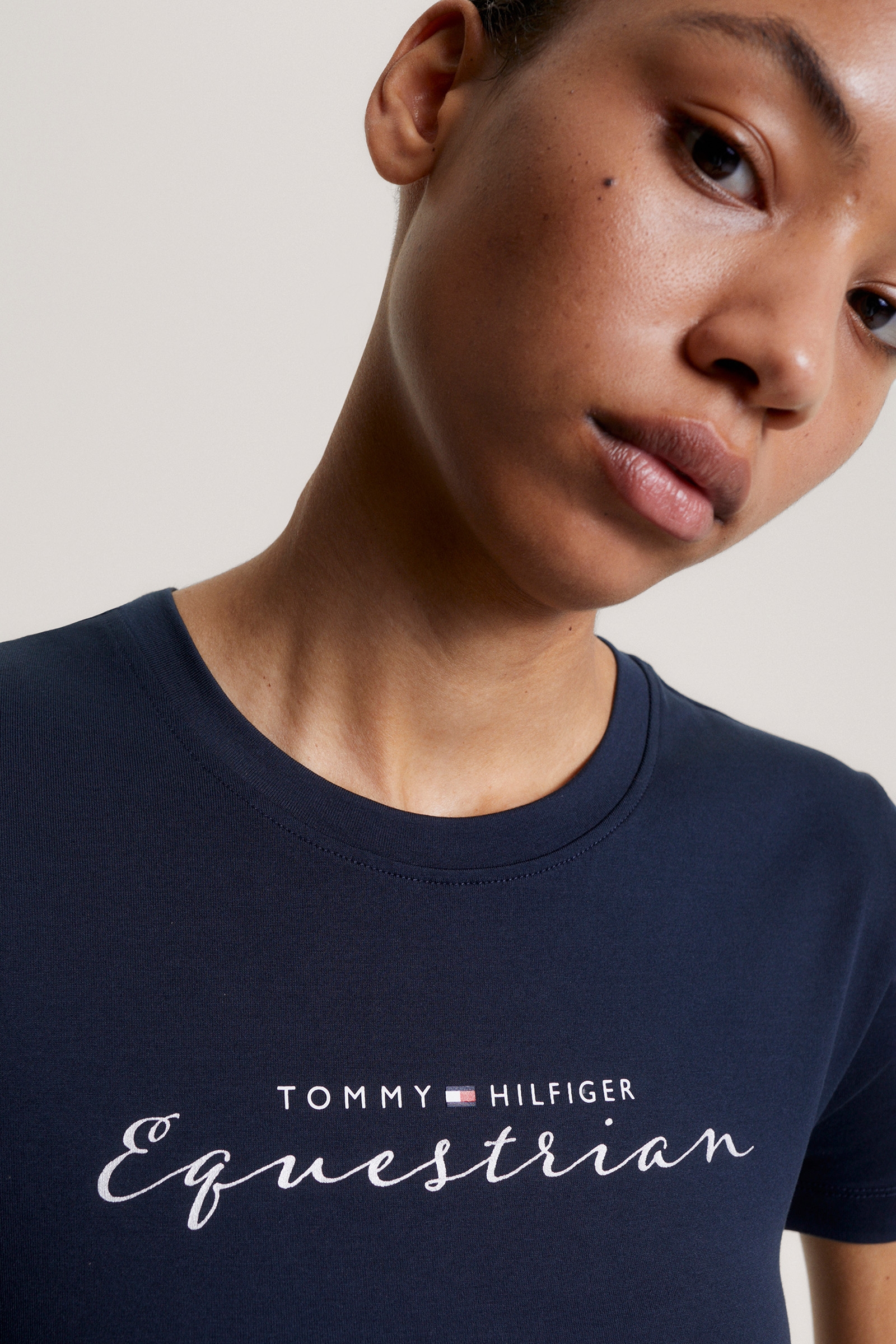 Tommy Hilfiger Equestrian Brooklyn Kurzarm-T-Shirt mit Motiv