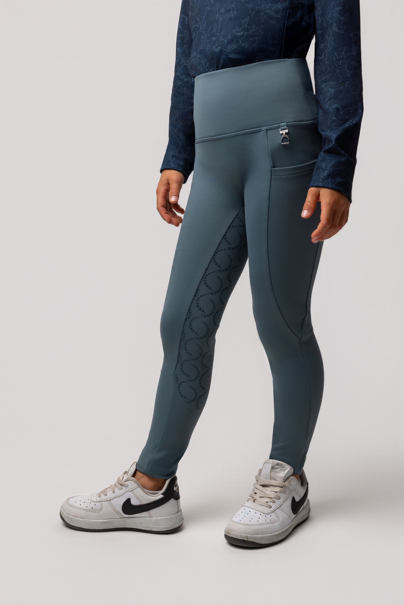Horze Gillian Kinder Thermo Vollgrip Reitleggings