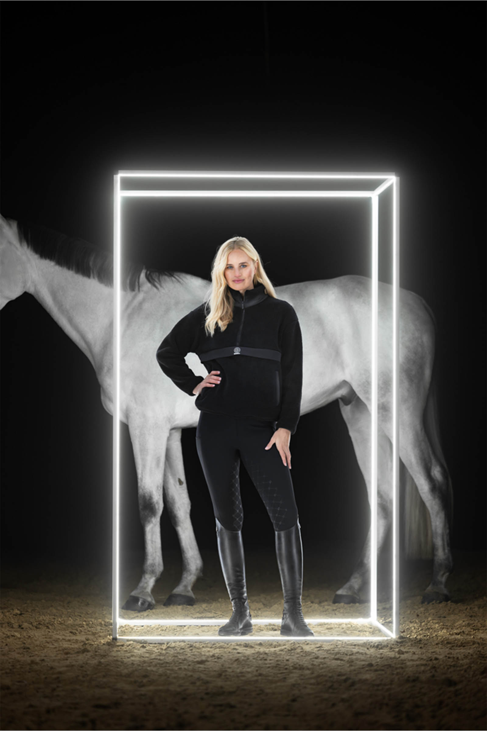 Eskadron Dynamics AW25 Half-Zip Sweater mit Teddyfleece