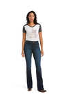 Ariat Damen Real High Rise Ballary Bootcut Jeans