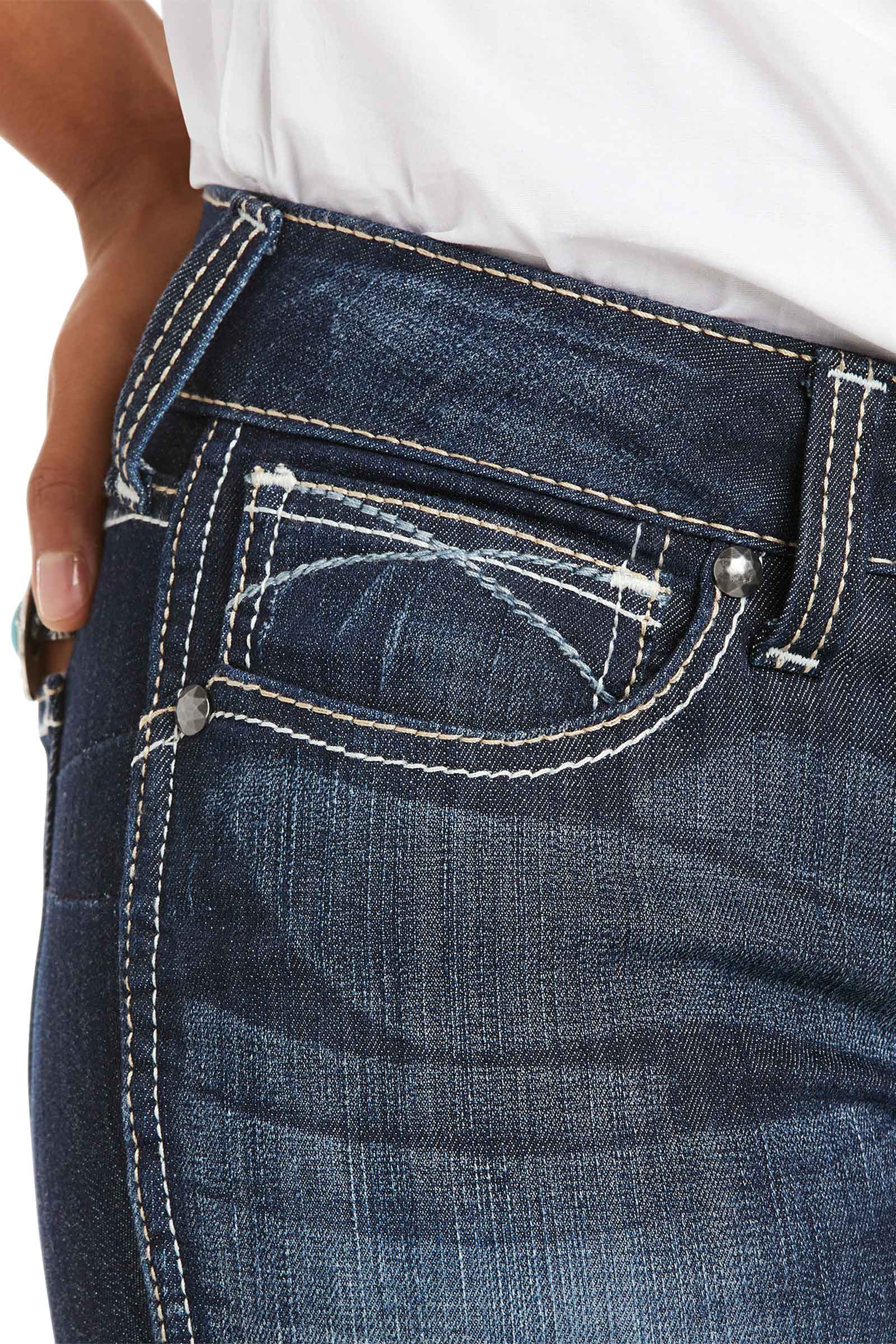 Ariat Ella R.E.A.L Damen Stretch Skinny Jeans mit mittelhohem Bund