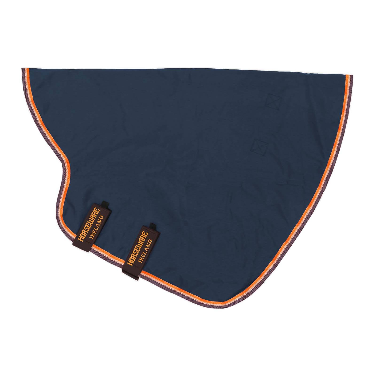Navy/ Orange/ Tan Brown Horseware Rambo Original Halsteil, 0g
